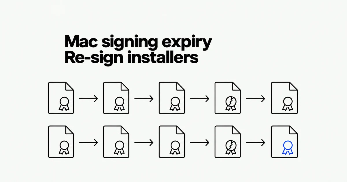 Apple’s 2027 Developer ID expiry: Which files need re-signing?