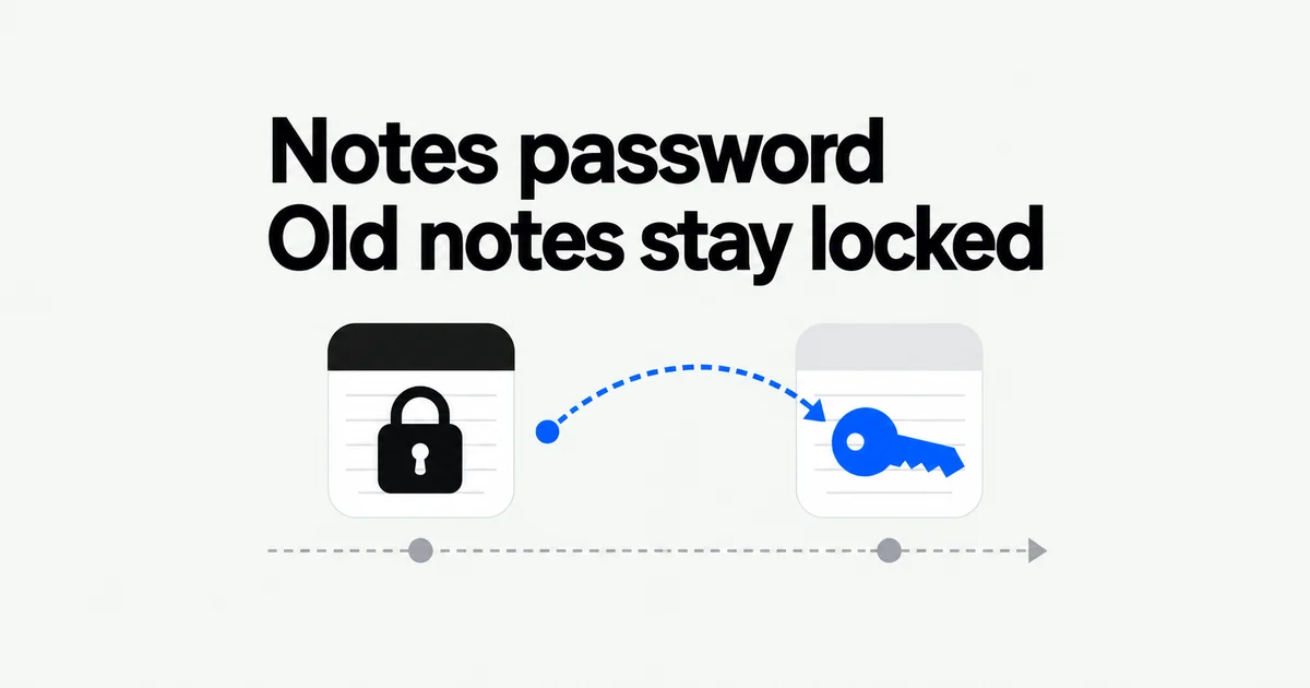 Reset Your Apple Notes Password but Still Locked Out?