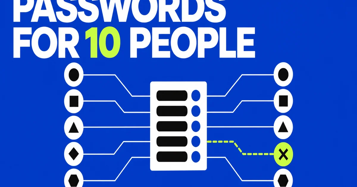 Best Password Manager for a 10-Person Business