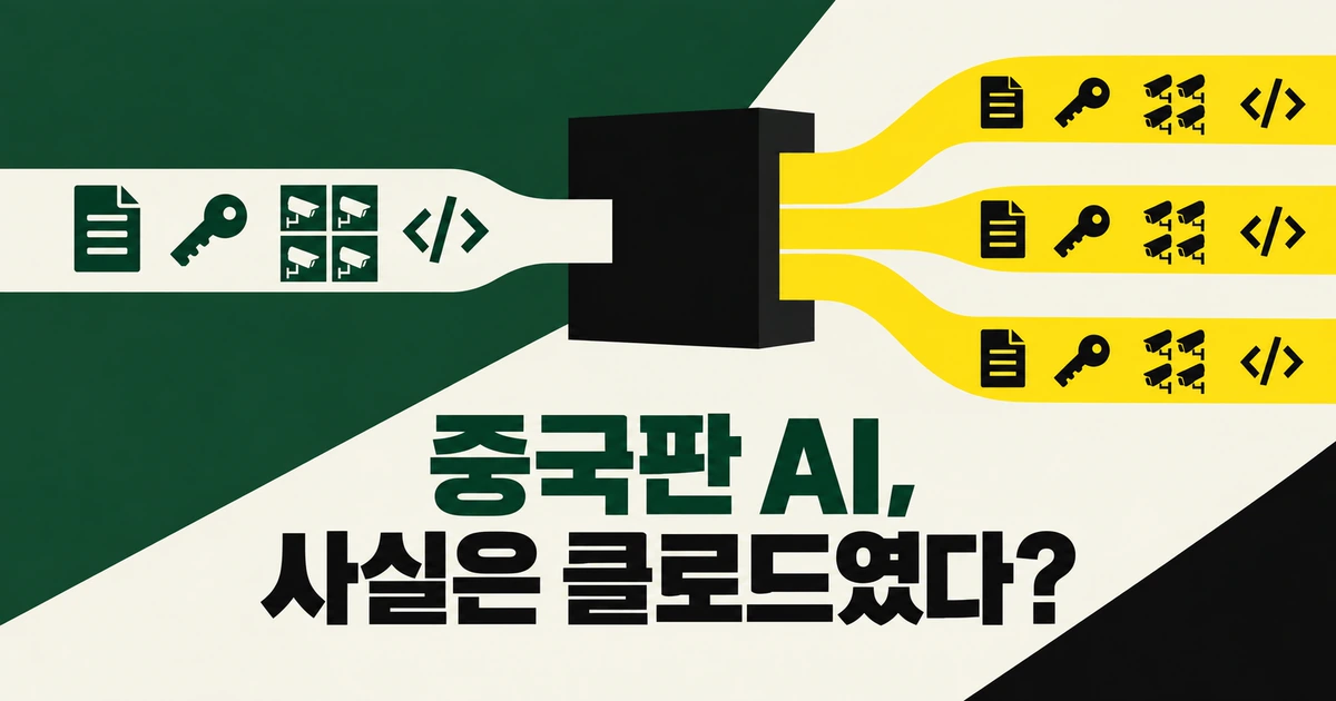 중국판 AI, 사실은 클로드였다?