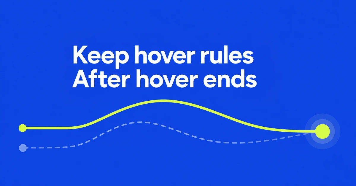 Keep Disappearing Hover Rules Visible in Chrome DevTools