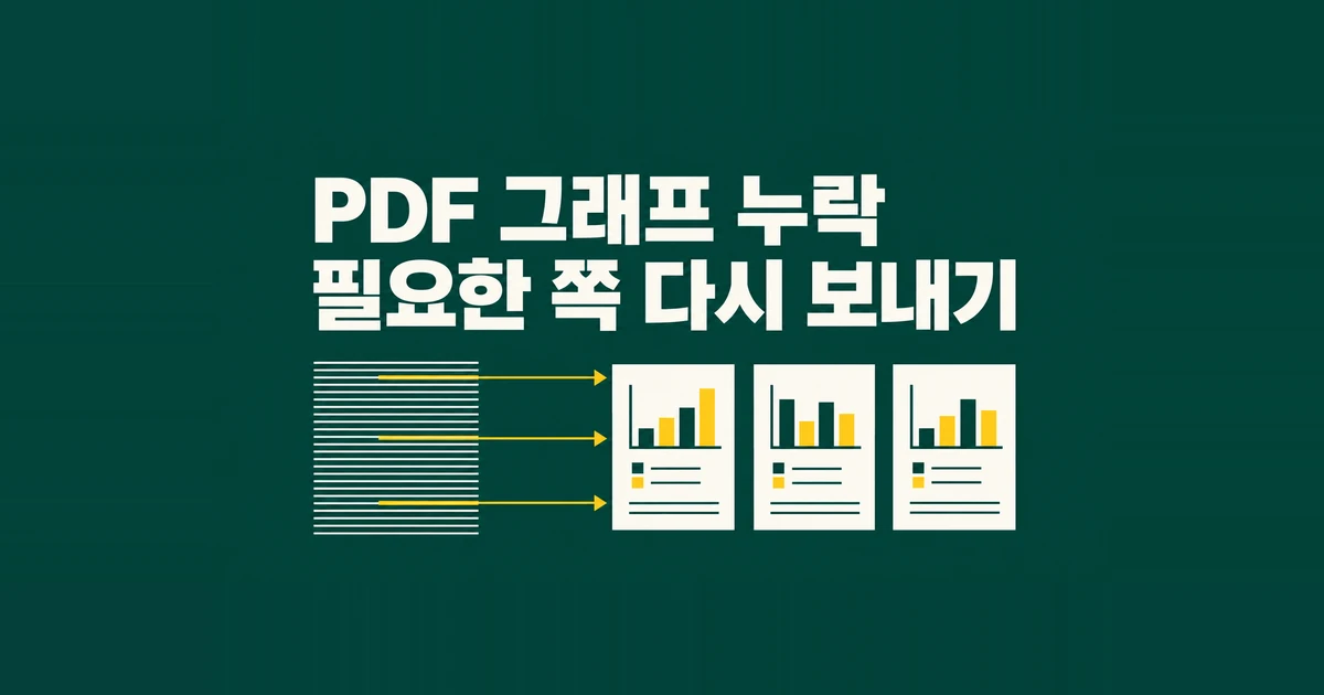 클로드 PDF 그래프를 못 읽을 때, 100쪽 기준과 다시 보내는 법