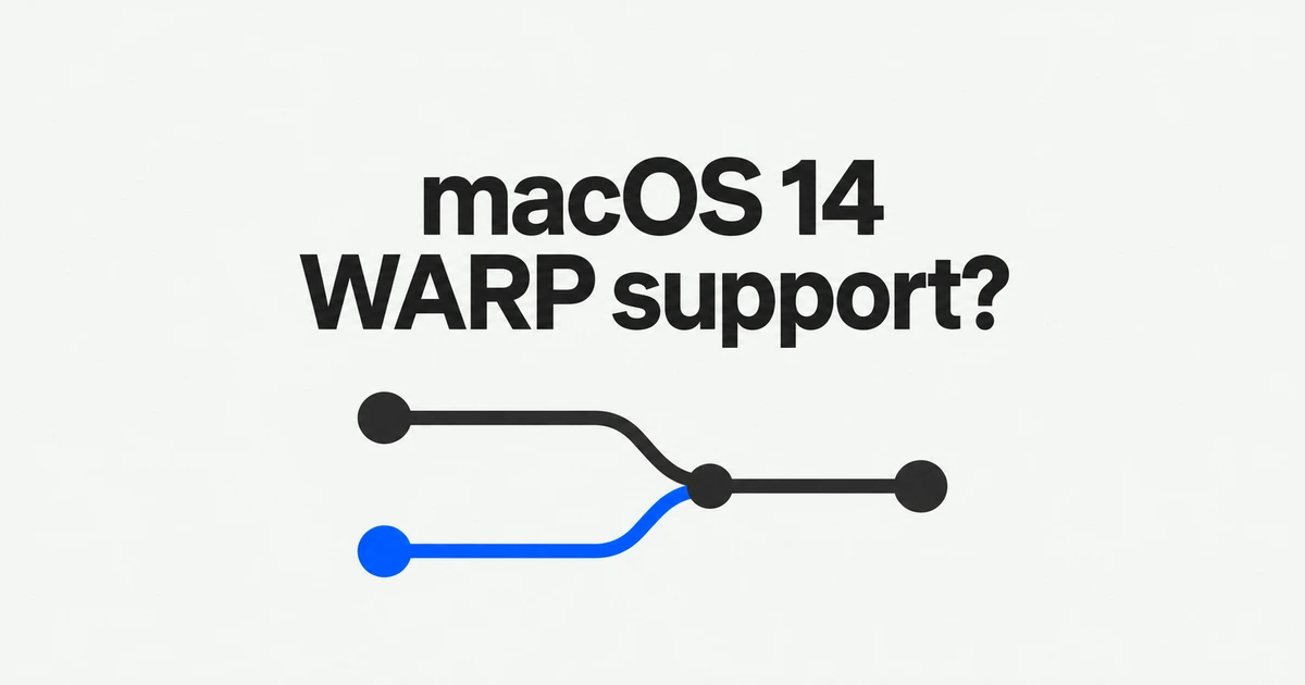 Cloudflare WARP on macOS 14: Does Choosing Stable Keep You Supported?