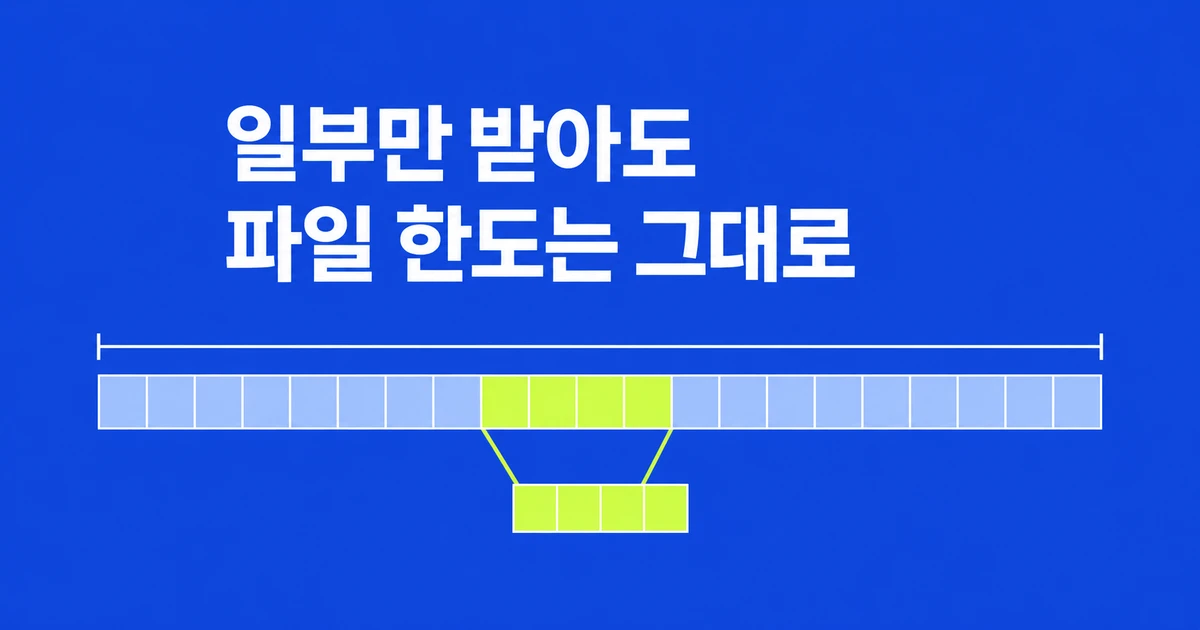 Cloudflare 부분 캐시, 대용량 파일 한도는 그대로다