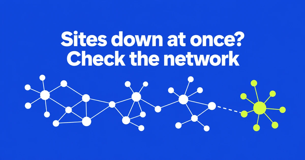 Several Sites Down at Once? Check Regional Outages With Cloudflare Radar