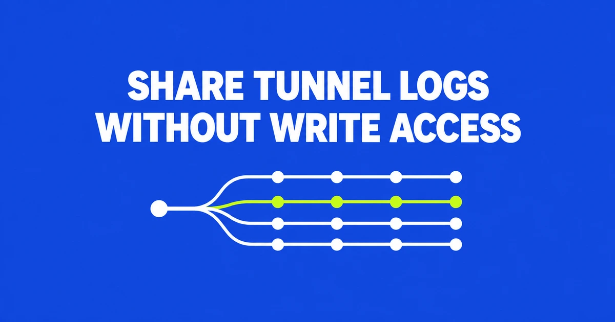 Share Cloudflare Tunnel Logs Without Giving Support Write Access
