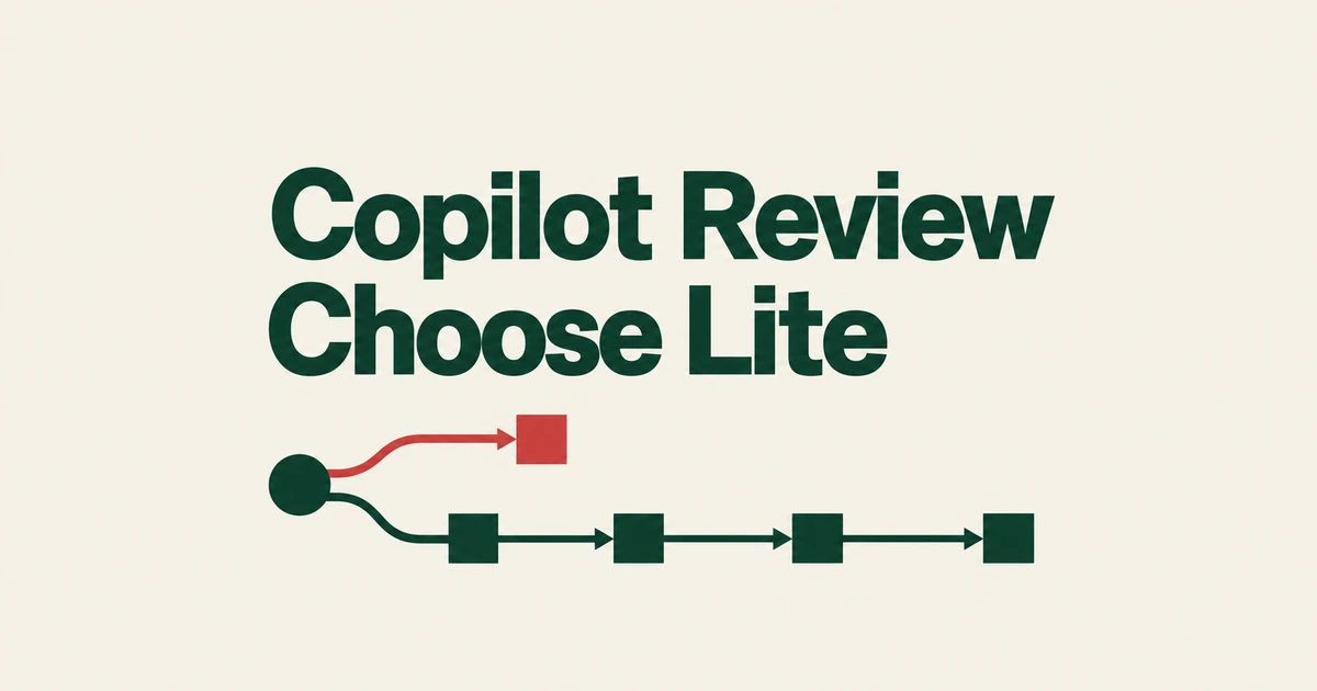 How to Set Copilot Code Review to Lite Instead of Balanced