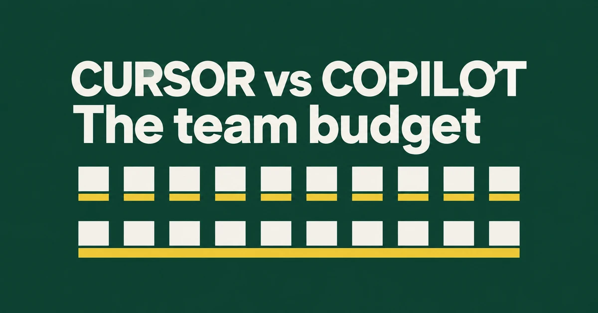 Cursor Teams vs GitHub Copilot Business: The Budget for 10 Developers