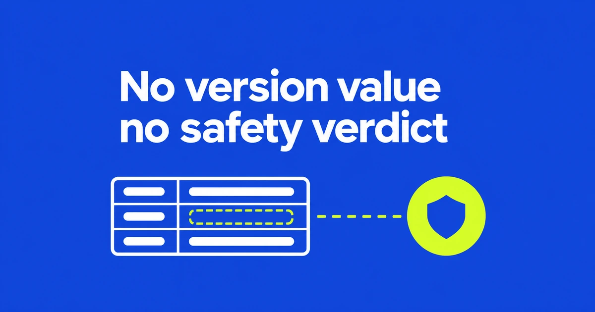 Dependabot Adds Dependency Versions: What Does a Null Value Mean?