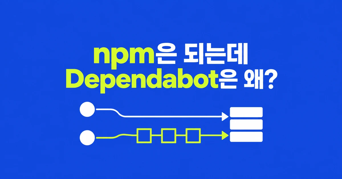 npm은 되는데 Dependabot만 미러 접속 실패? .npmrc 밖에서 허용해야 한다