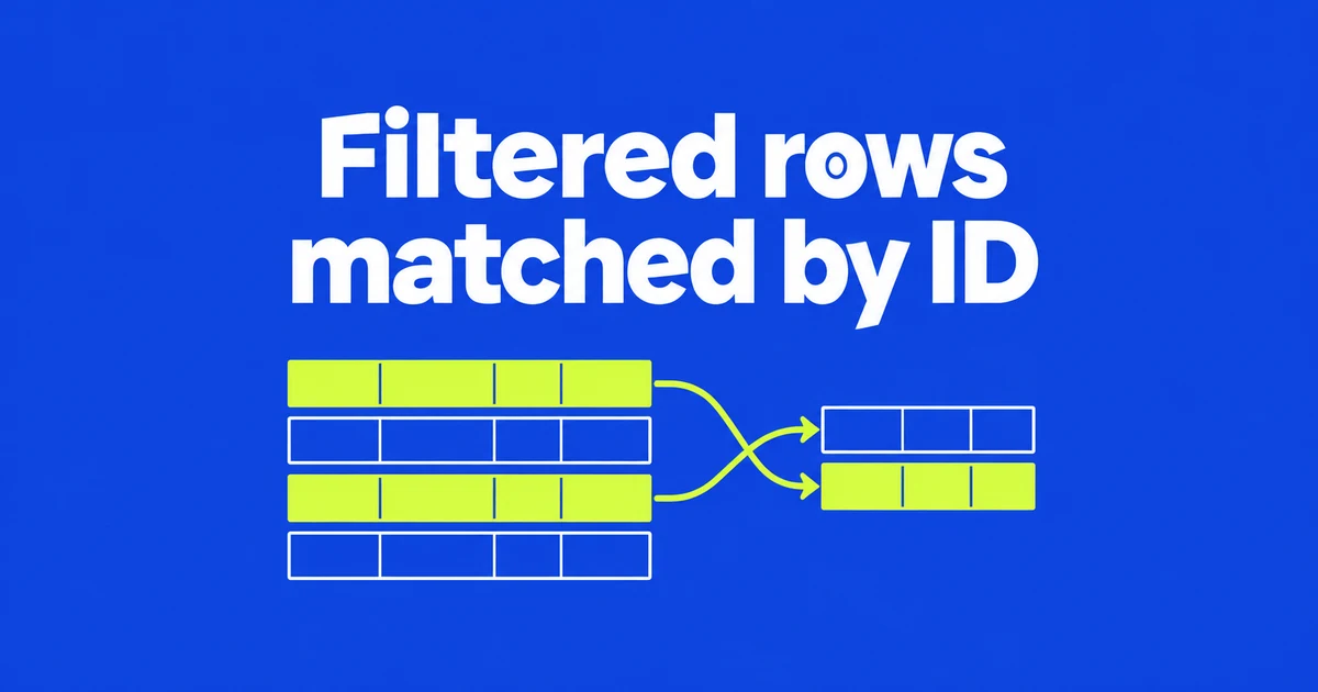 Update filtered Excel rows without changing hidden records