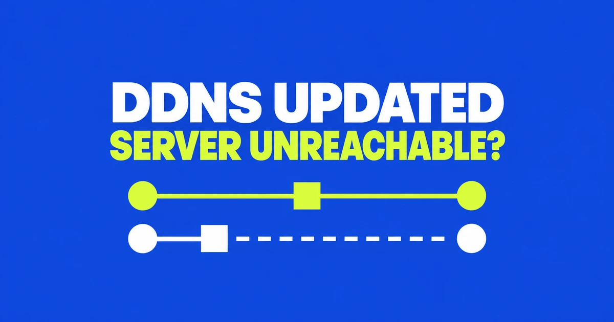 FreeDNS Updates Your IP but Your Home Server Is Still Unreachable