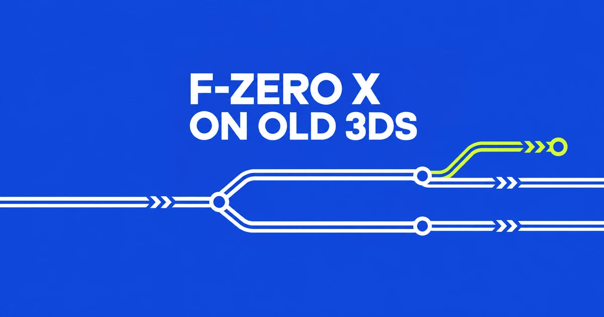 F-Zero X Now Runs on Old 3DS—Which Build Do You Need?