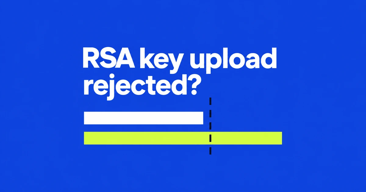 GitHub Rejects Your RSA Key? How to Meet the 3072-Bit Minimum