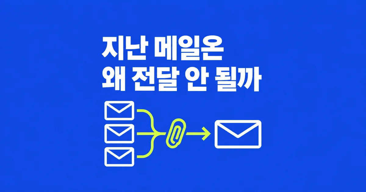 Gmail 전달 필터를 만들었는데 지난 메일은 왜 안 갈까?