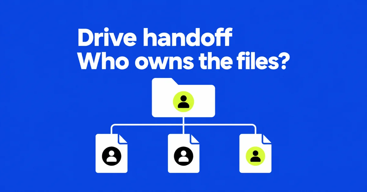 Transferred a Google Drive folder? Its files may still belong to you