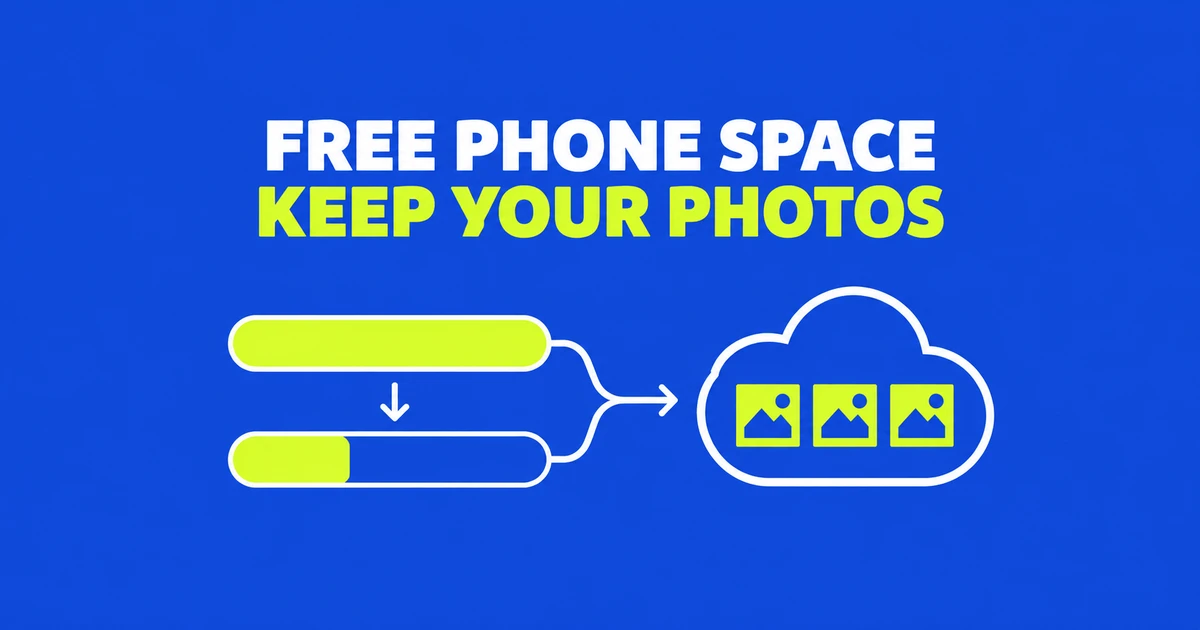 Free up Android storage while keeping photos in Google Photos