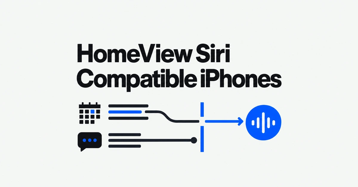 Does HomeView Work With iPhone 15? Personal Siri Requirements