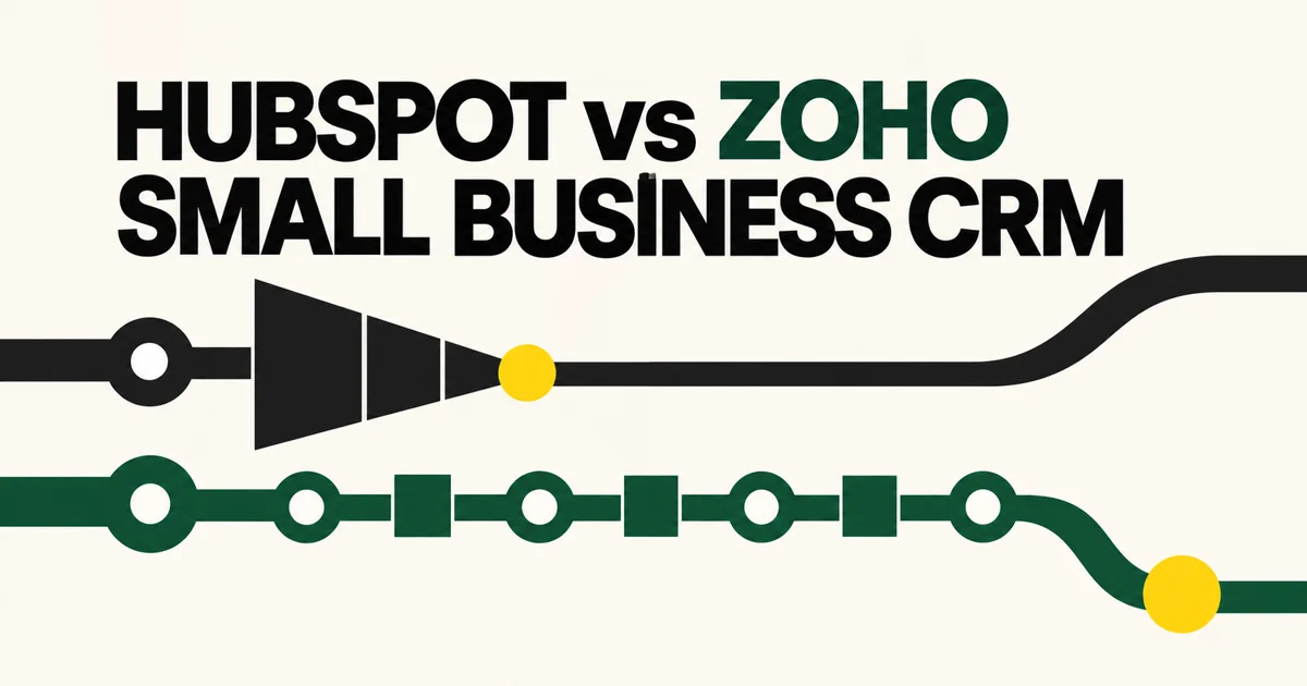 HubSpot vs Zoho CRM for a Small Business