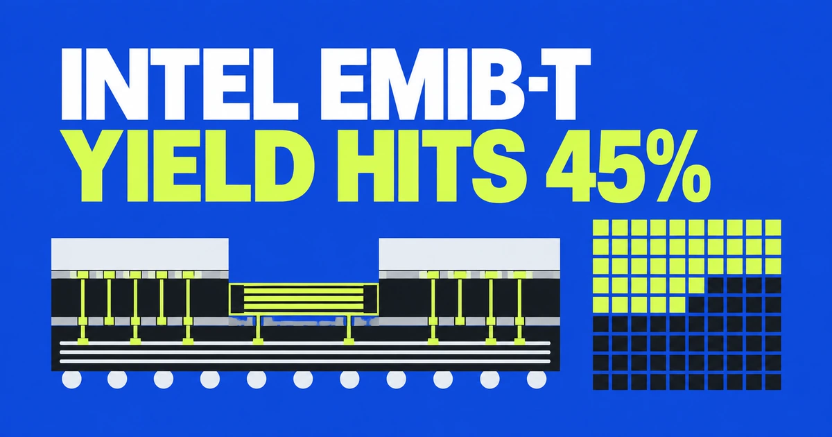 Intel’s EMIB-T Yield Just Surged. Can It Break the AI Packaging Bottleneck?