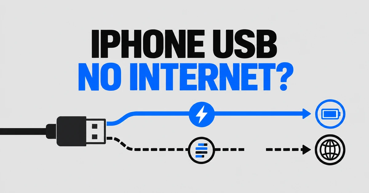 iPhone USB Hotspot on Windows and Mac: Setup and Connection Checks