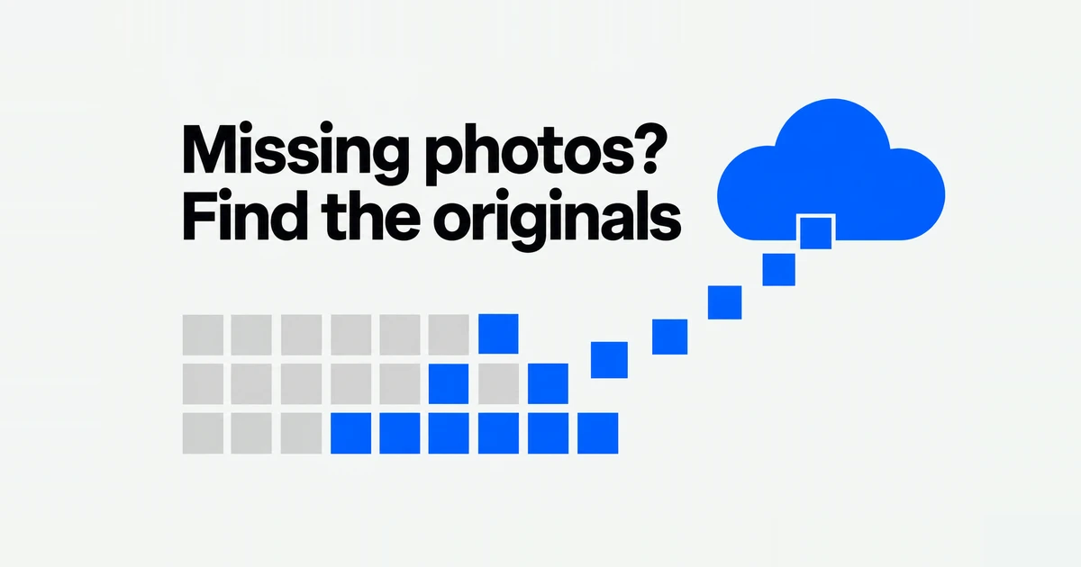 Missing iPhone Photos in Windows Import? Find the Originals