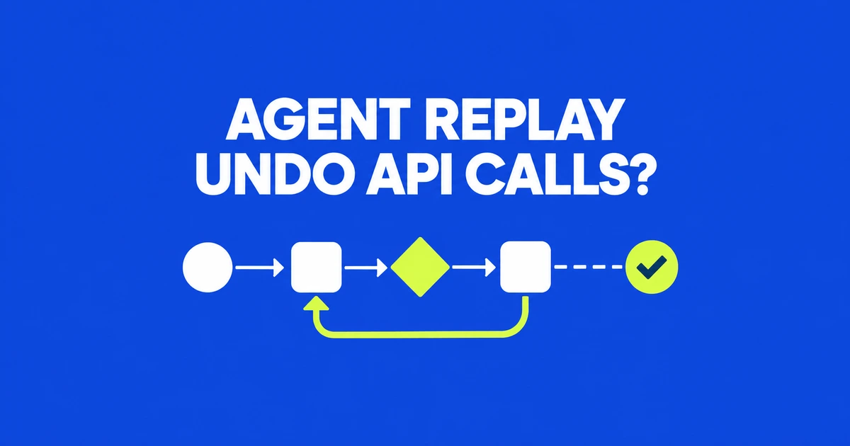 Does Replaying an AI Agent Undo Its Completed API Calls?