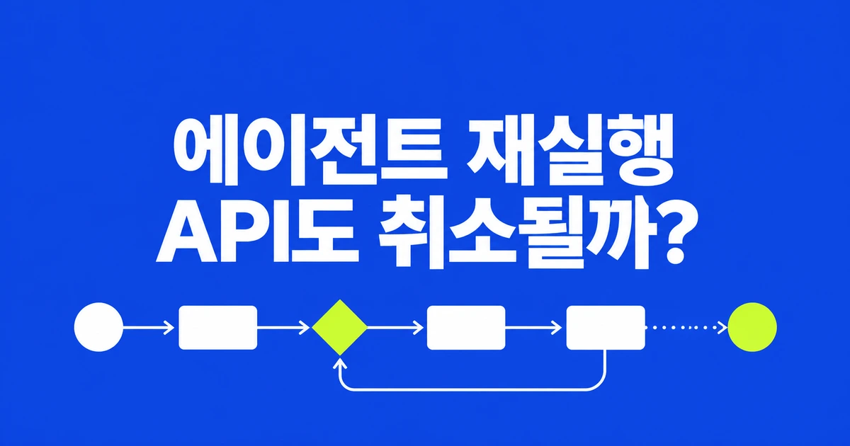 AI 에이전트 재실행, 끝난 API 작업도 취소될까?