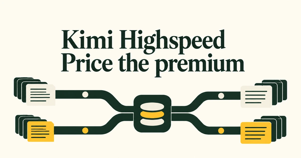 Kimi K3.1 Pro vs Highspeed: What Does the Faster API Cost?
