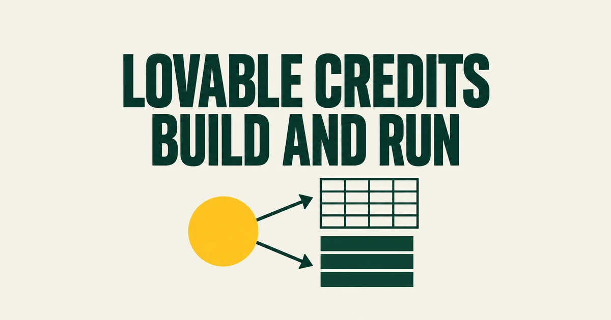 Why Your Lovable App Uses Credits Even When You Stop Building