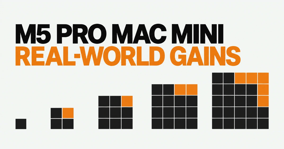 M5 Pro Mac mini: Where the Performance Upgrade Is Actually Visible