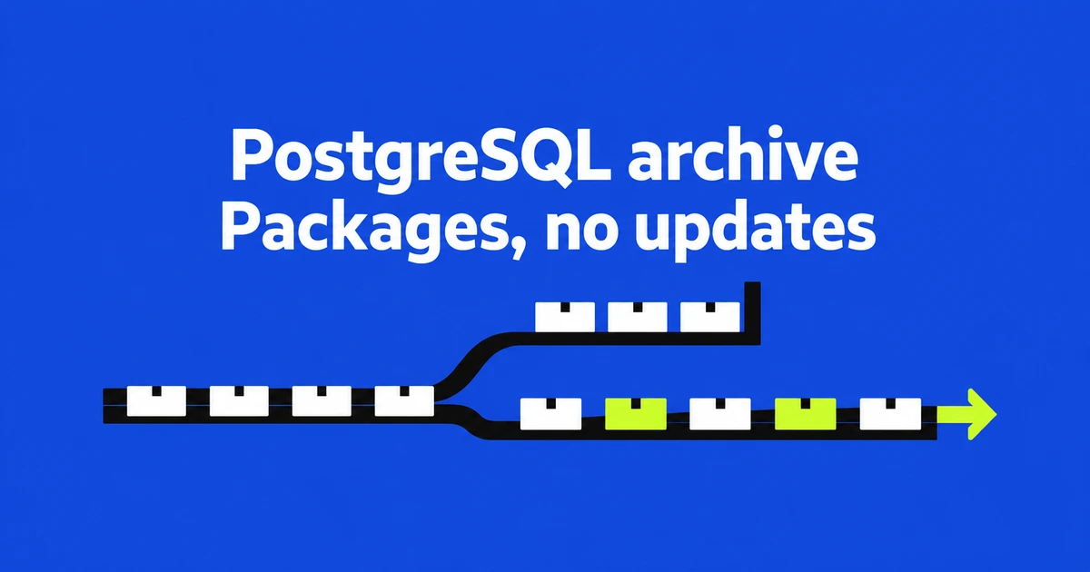 PostgreSQL on RHEL 9.6: Does the Archive Keep Updates Coming?