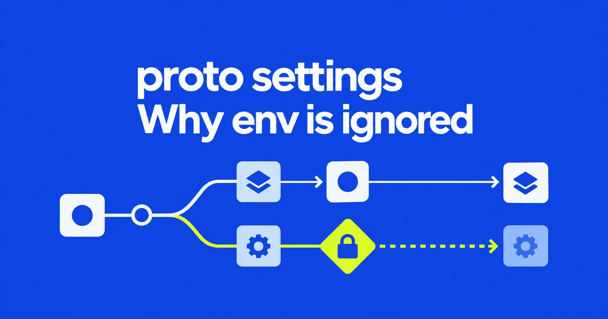 proto 0.63 Ignores Your Environment Variables? Check Config Trust