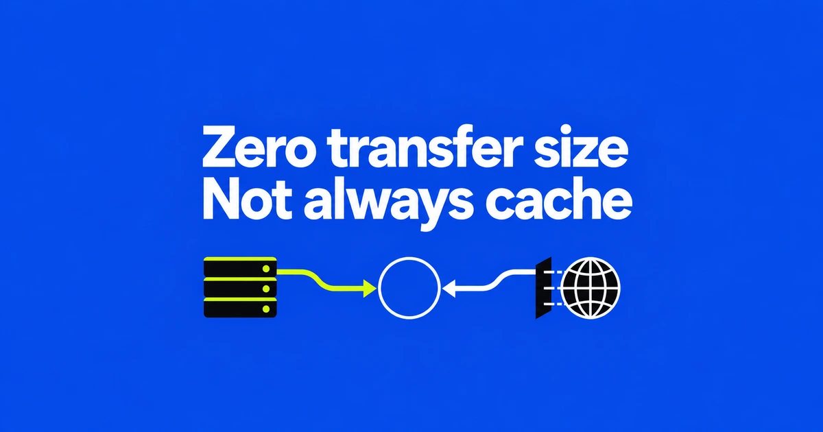 Why transferSize: 0 Does Not Always Mean a Cache Hit