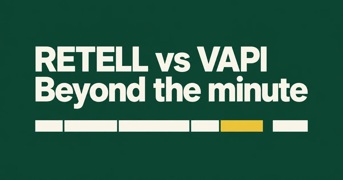 Retell AI vs Vapi Pricing: The Costs Hidden Behind a Per-Minute Rate