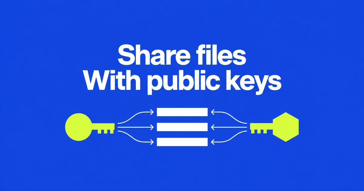 ReVault Shares Encrypted Archives Without a Shared Password