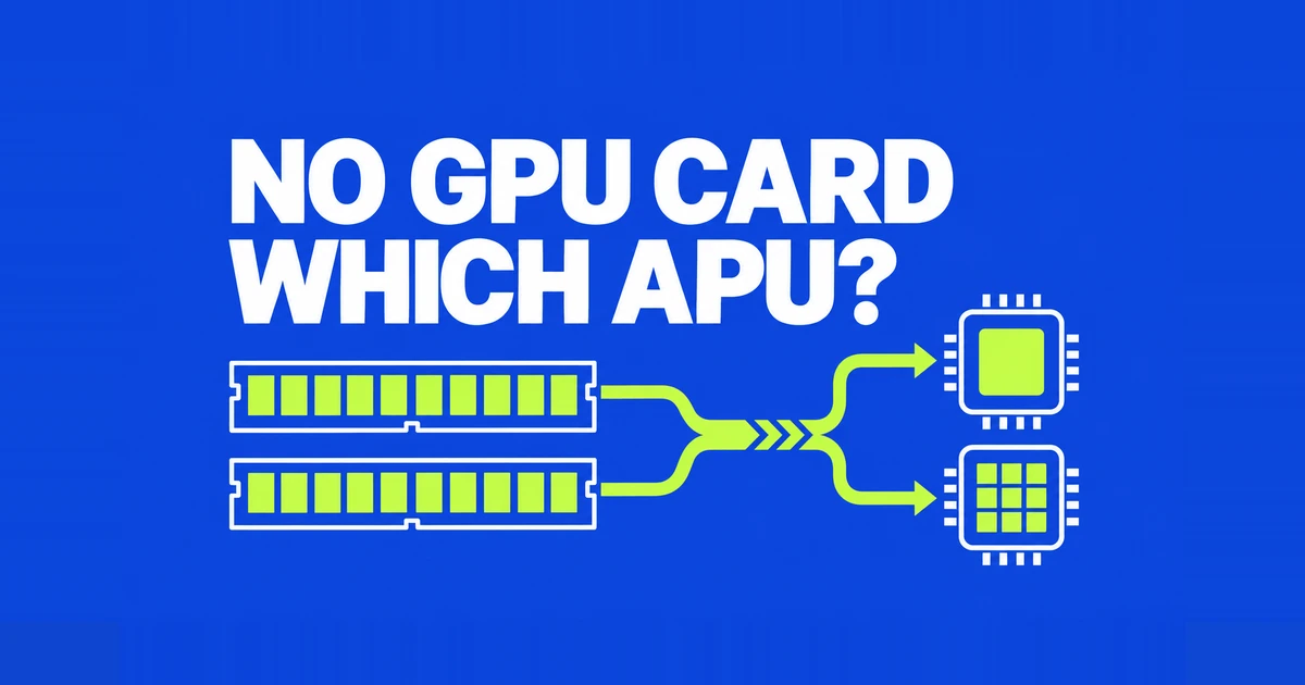 Ryzen 8600G vs 8700G: Which APU Fits a PC Without a Graphics Card?