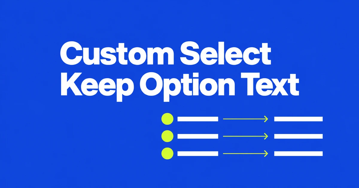 Customizable Select: Keep Options Readable in Older Browsers
