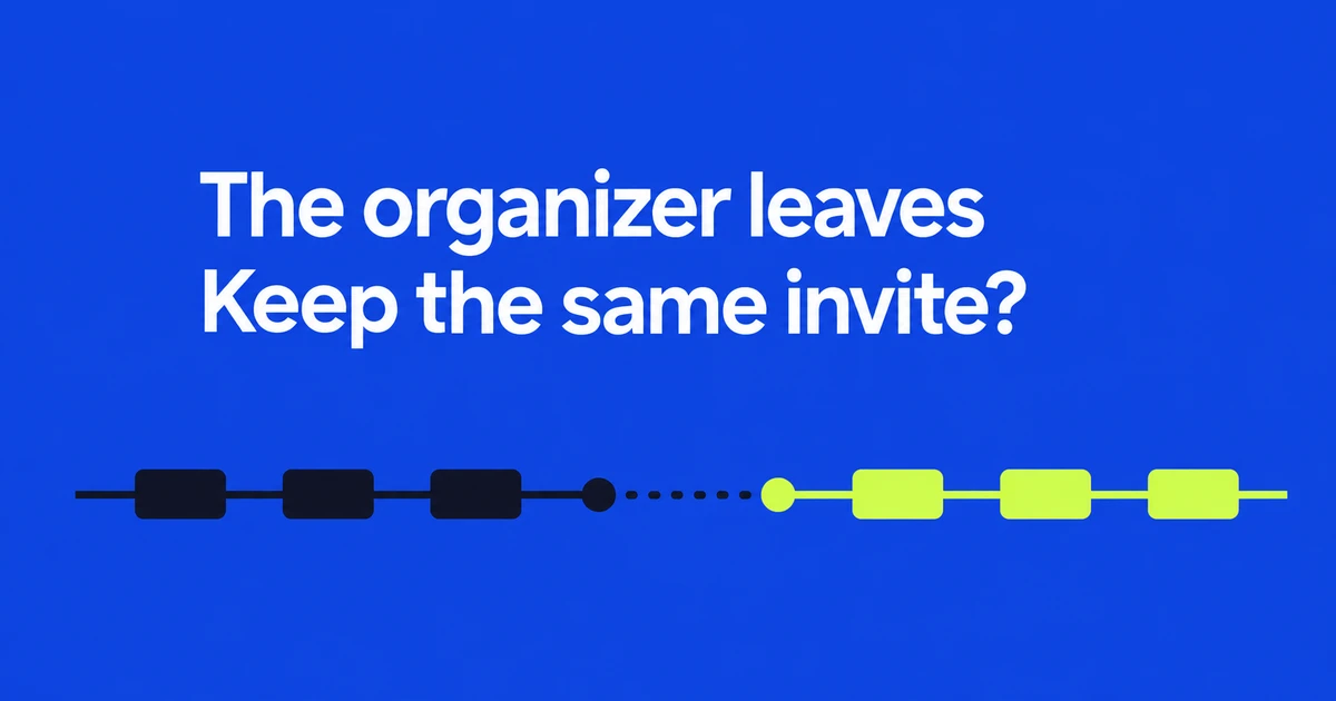 Taking over a recurring Teams meeting when the organizer leaves
