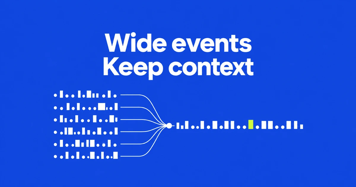 Wide Events vs. JSON Logs: What Actually Changes?