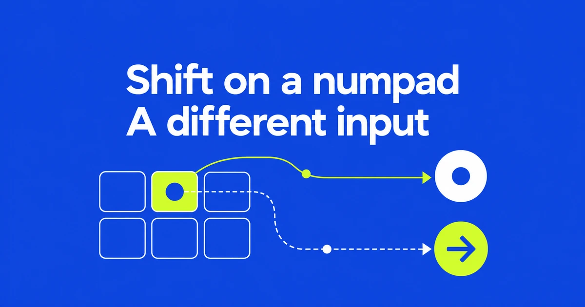 Why Shift+2 Can Behave Differently on a Windows Numpad