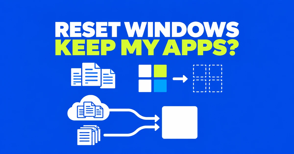 Cloud Download or Local Reinstall? What a Windows Reset Keeps