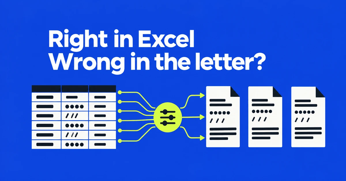 Word mail merge changed your Excel date and number formats